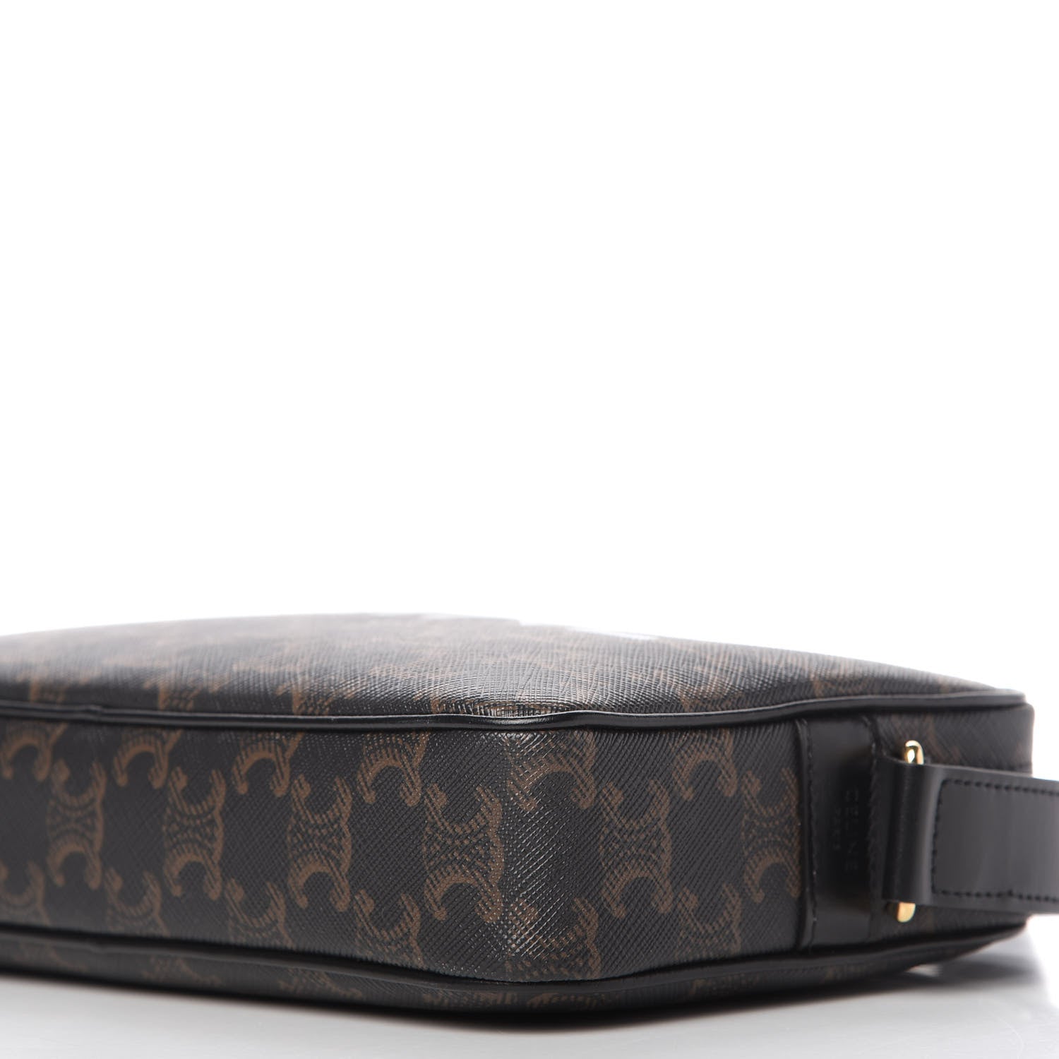 Celine Triomphe Canvas Medium Messenger Bag Black 7 of 9