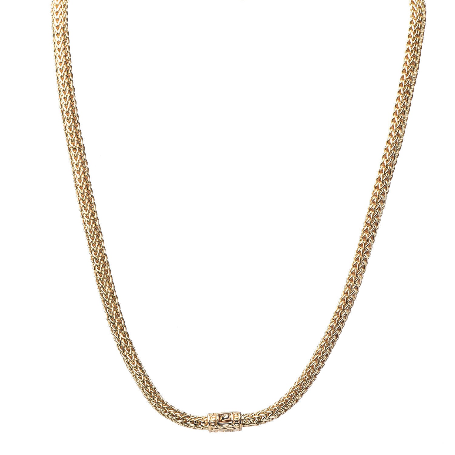 John Hardy 18K Yellow Gold 5mm Classic Chain Necklace 1 of 6