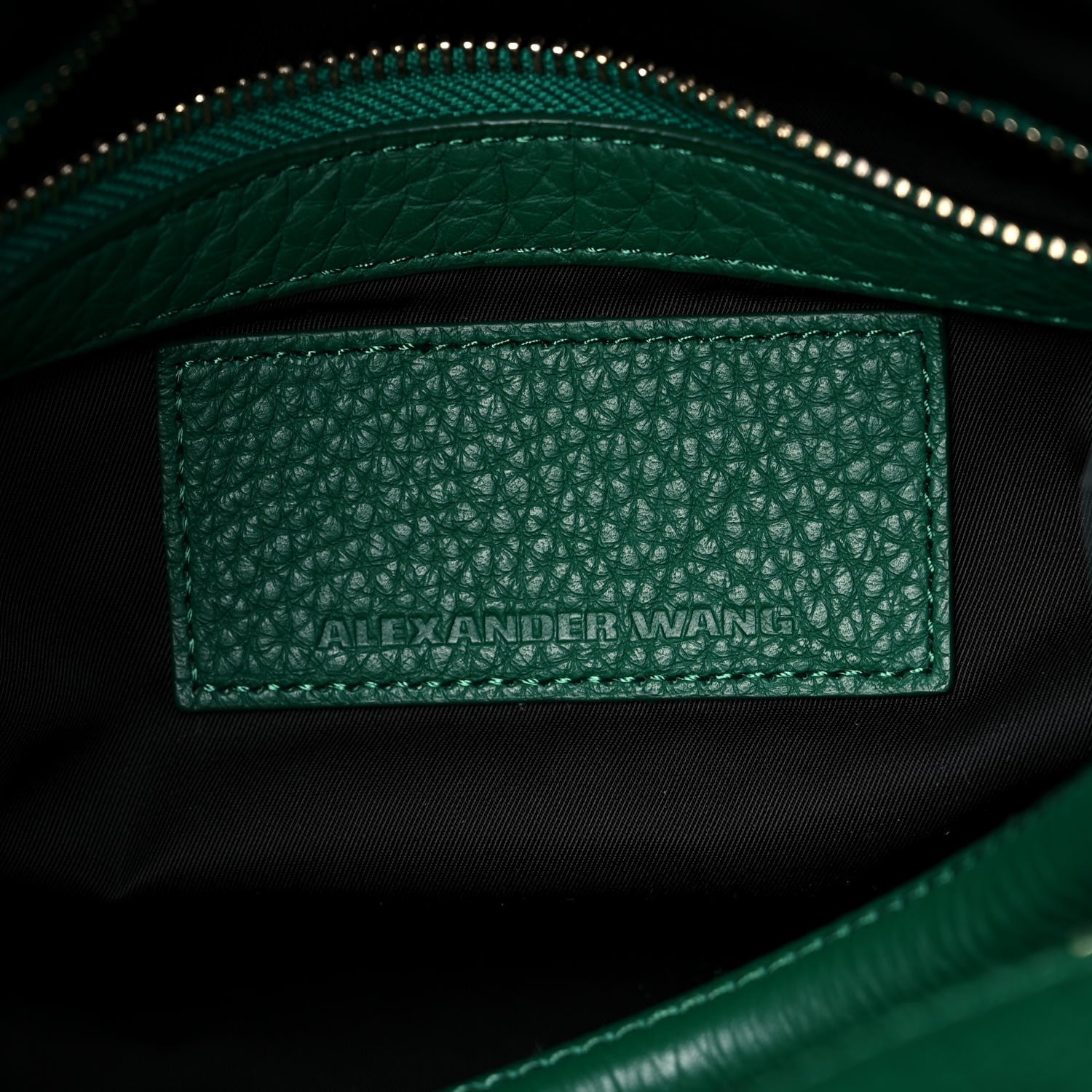 Alexander Wang Pebbled Lambskin Rocco Vine Gold Hardware 6 of 12