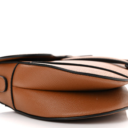 Christian Dior Grained Calfskin Saddle Bag Camello 7 of 8