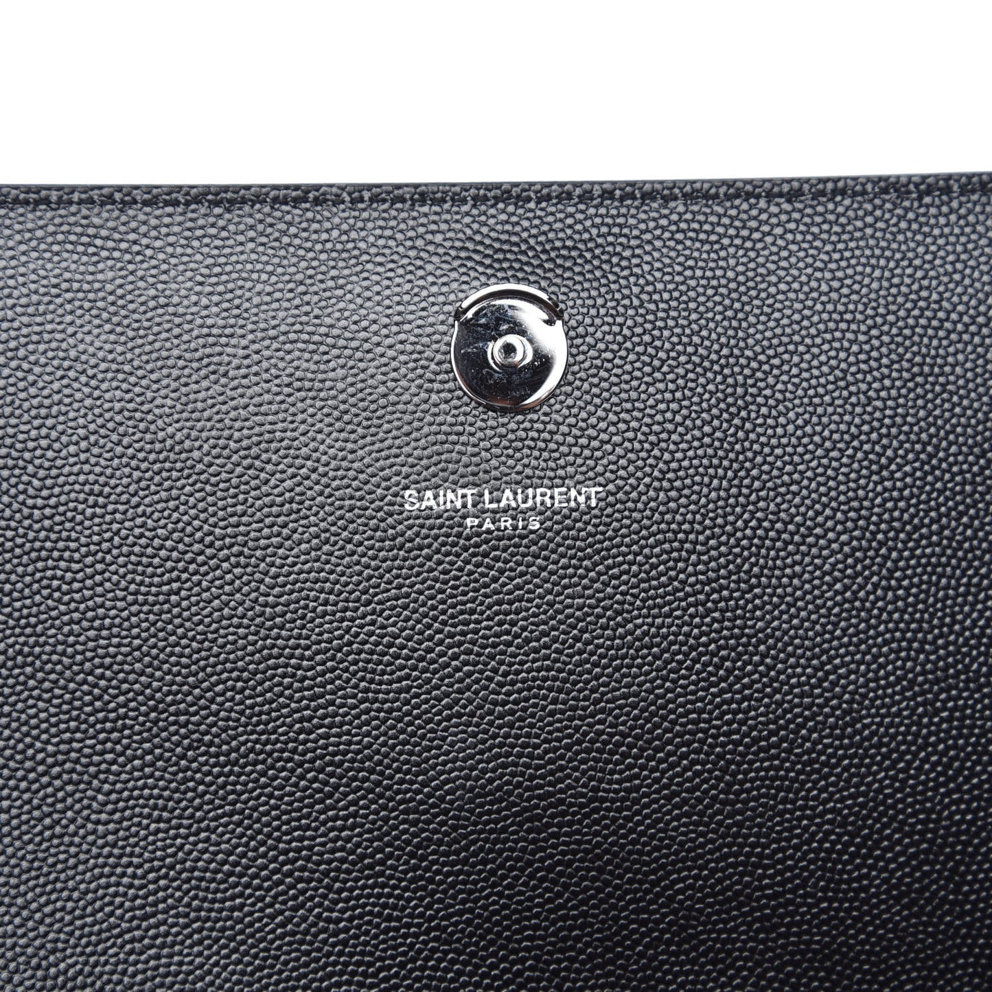 Grain De Poudre Medium Classic Monogram Kate Double Handle Satchel Black