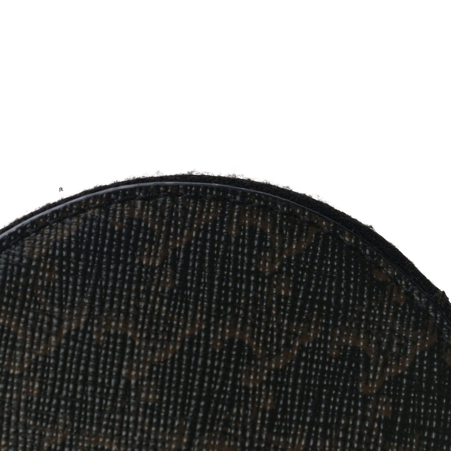Triomphe Canvas Round Zip Coin Purse
