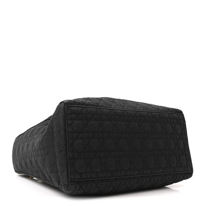 Christian Dior Nylon Cannage Medium Lady Dior Black 4 of 10