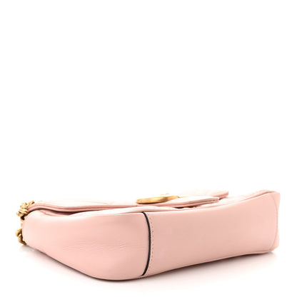 Gucci Calfskin Matelasse Mini GG Marmont Shoulder Bag Perfect Pink 4 of 12