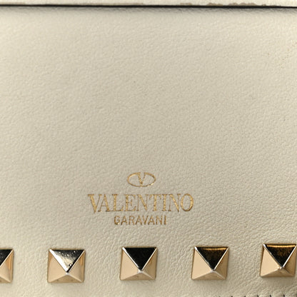 Valentino Garavani Calfskin Rockstud Phone Case With Chain Ivory 7 of 7
