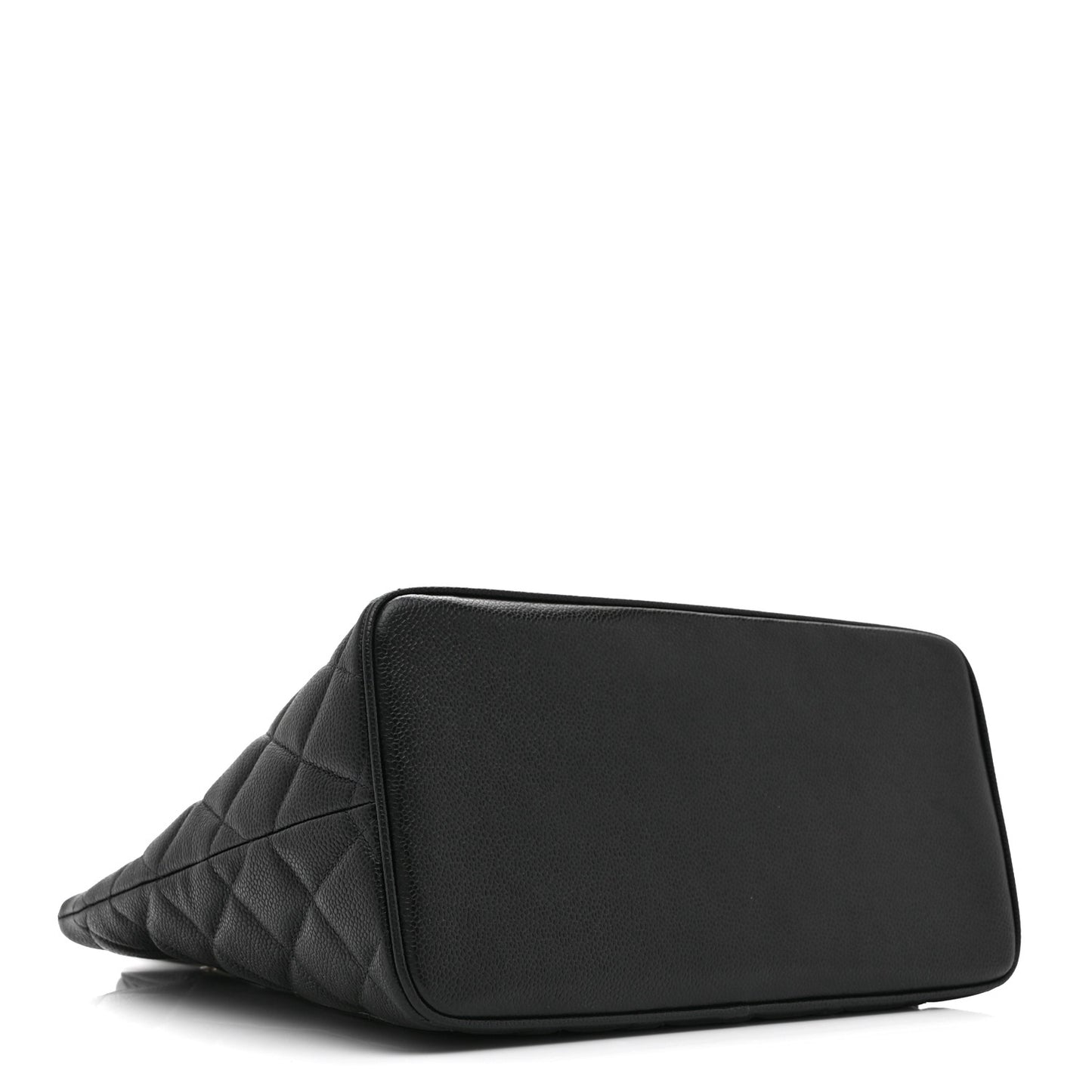 Caviar Quilted Medallion Tote Black