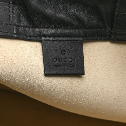 Gucci Calfskin Logo Drawstring Backpack Mystic White 7 of 11