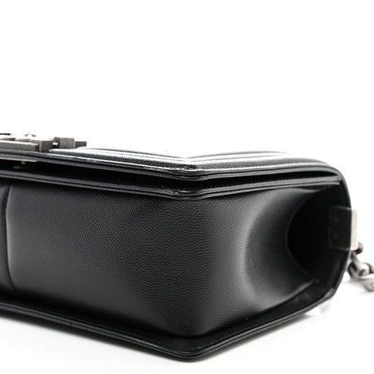Chanel Caviar Quilted Medium Boy Flap Black 10 of 10
