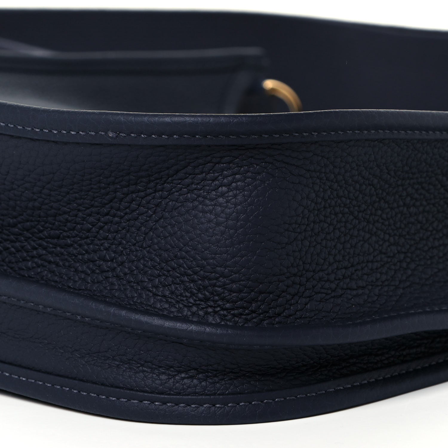 Hermes Taurillon Clemence Evelyne III PM Bleu Nuit 9 of 11