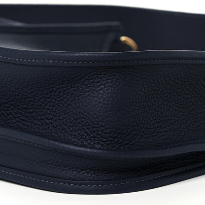Hermes Taurillon Clemence Evelyne III PM Bleu Nuit 9 of 11