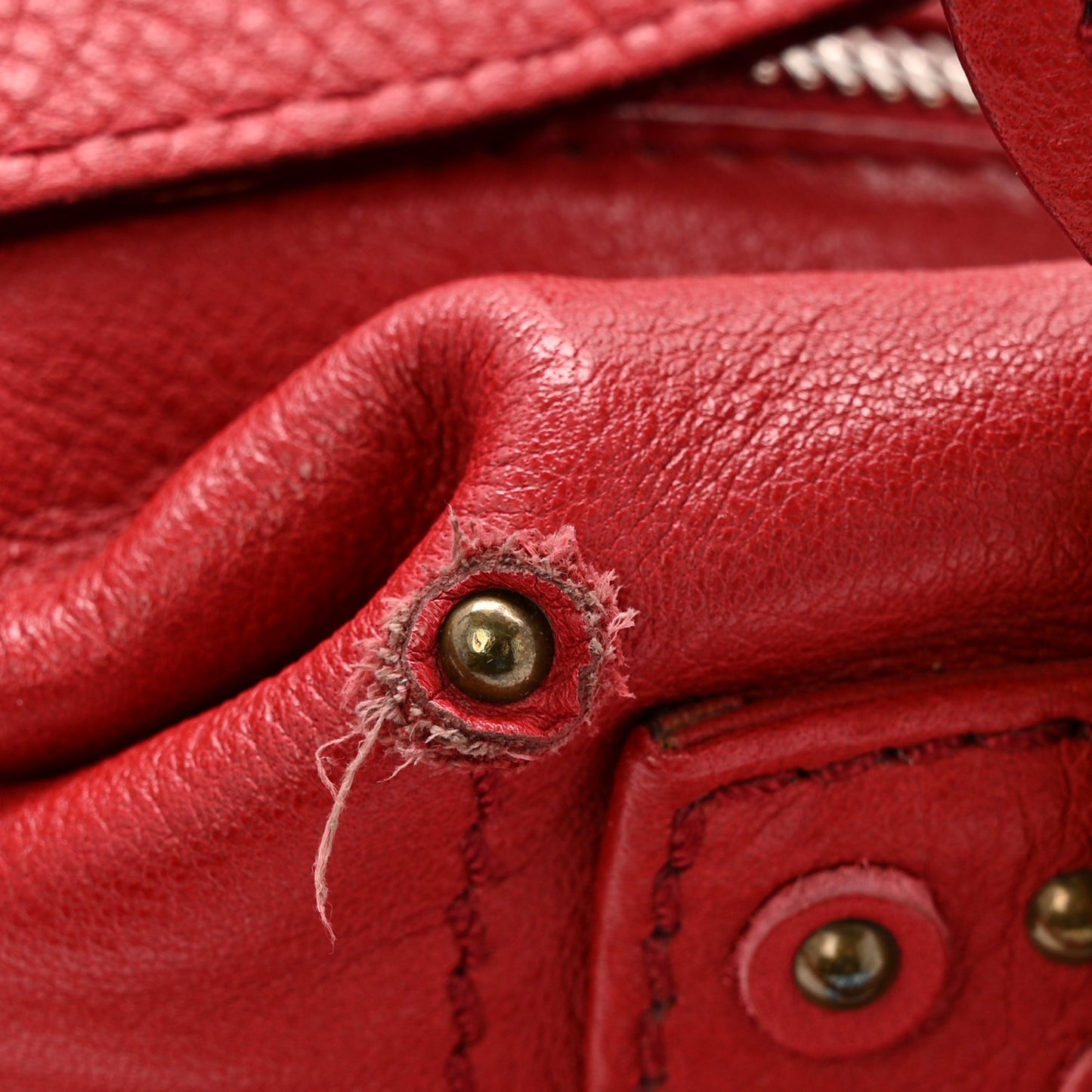 Calfskin Medium Paddington Satchel Rouge