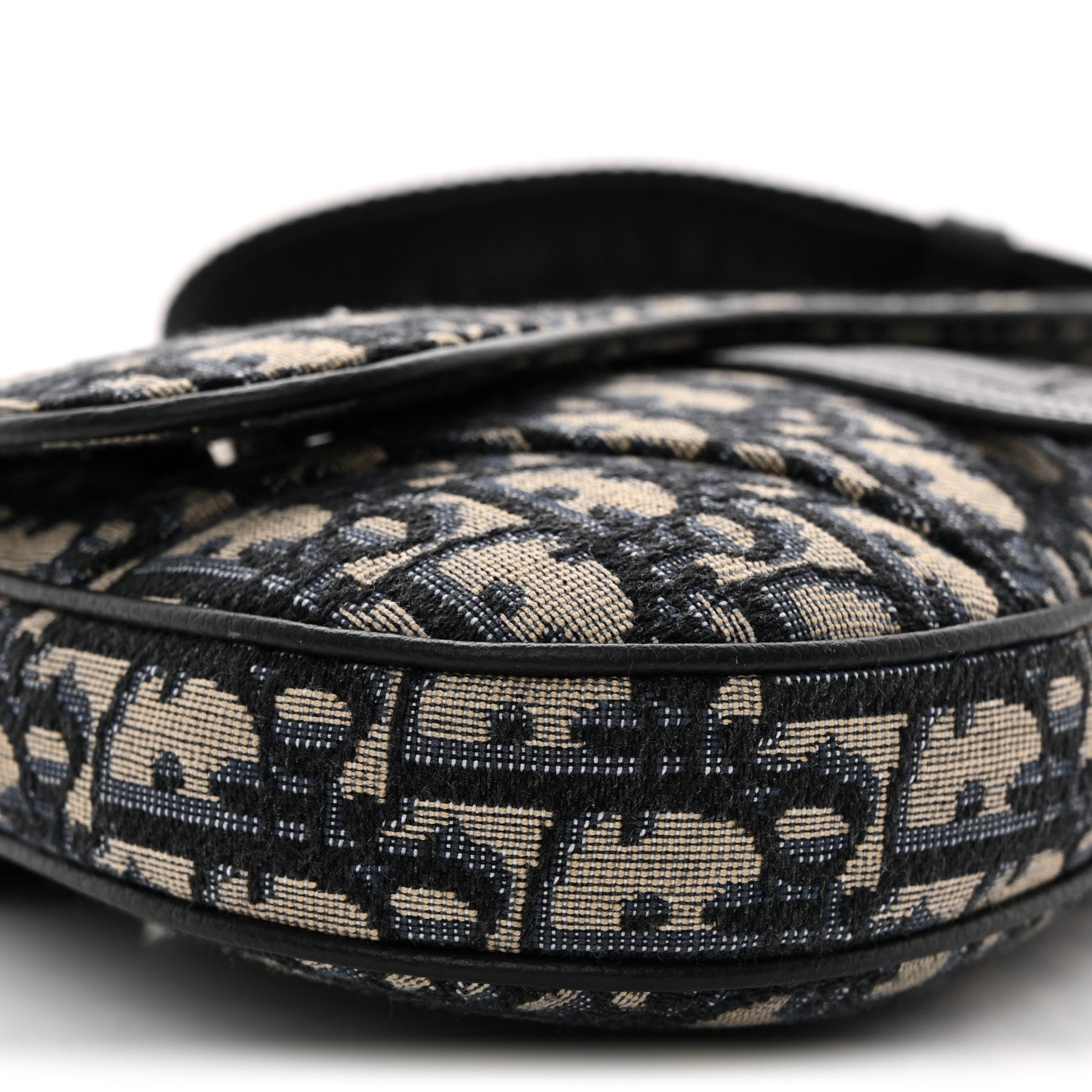 Christian Dior Oblique Mens Mini Saddle Bag Blue 1889402