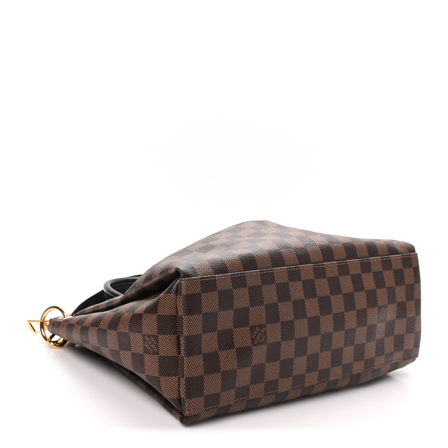 Louis Vuitton Damier Ebene Odeon Tote MM Black 3 of 8