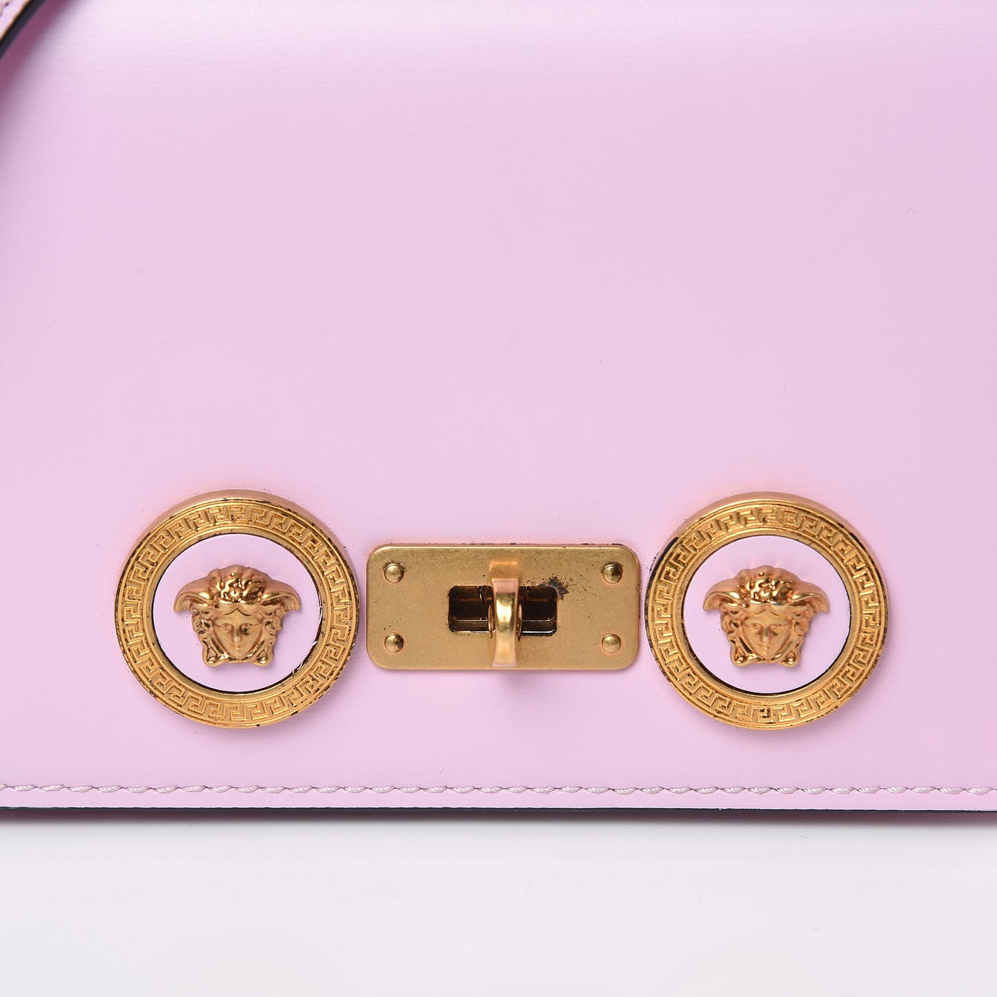 Calfskin Small Icon Chain Bag Pink