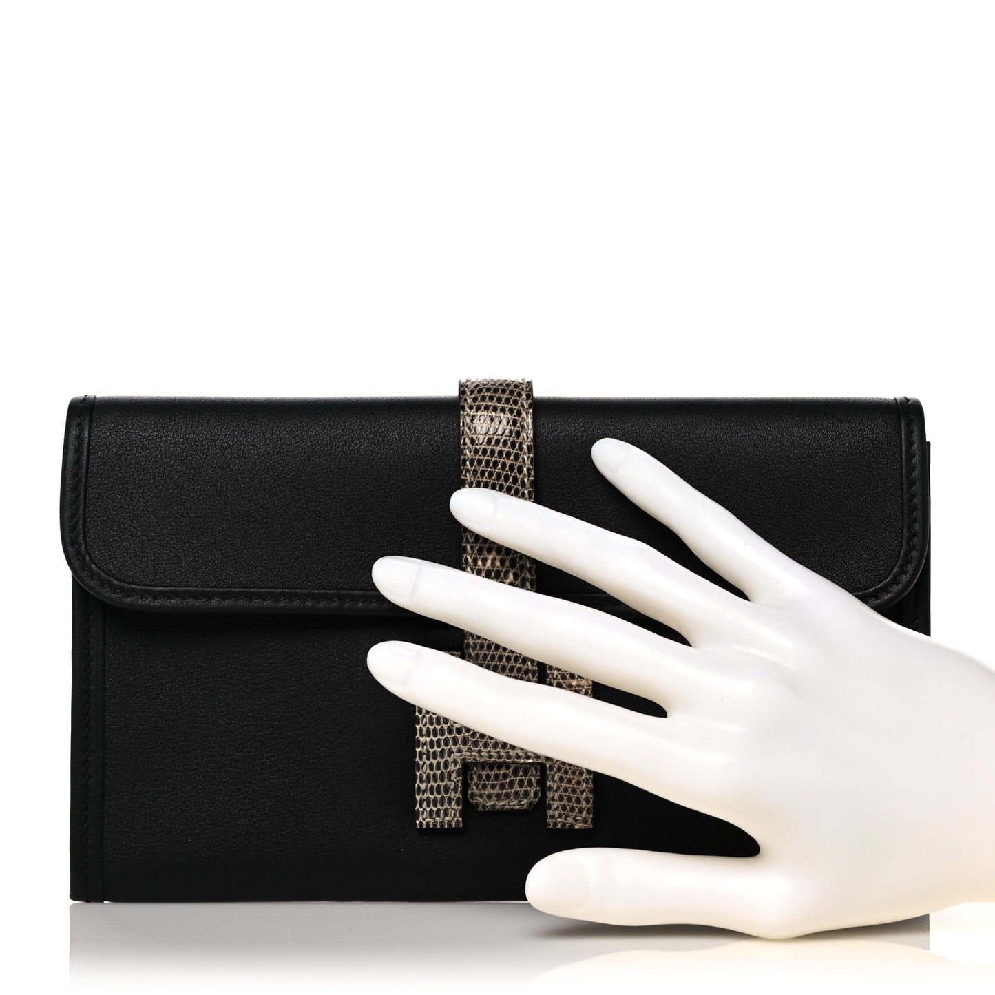 Swift Lizard Jige Touch Duo Clutch Black Ombre