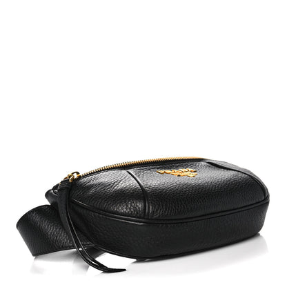 Prada Vitello Daino Small Belt Bag Black 3 of 12