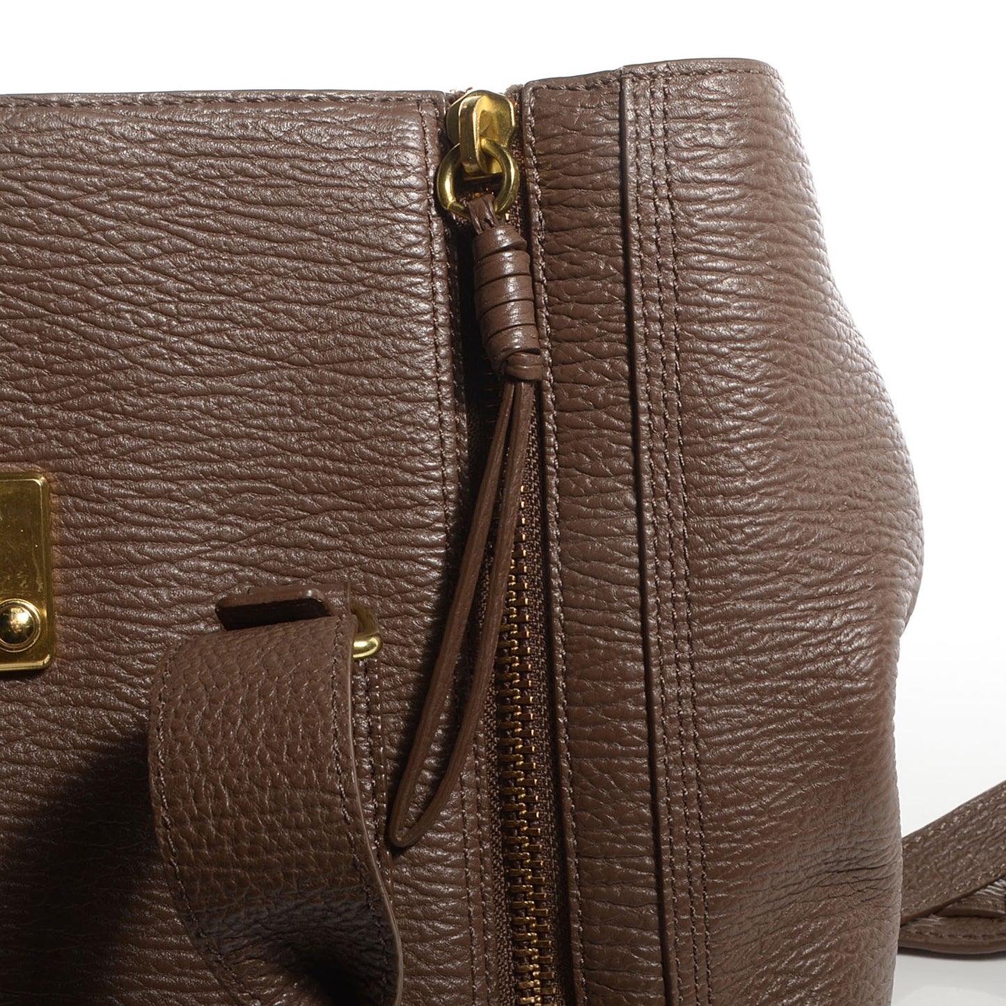 3.1 Leather Medium Pashli Satchel Taupe