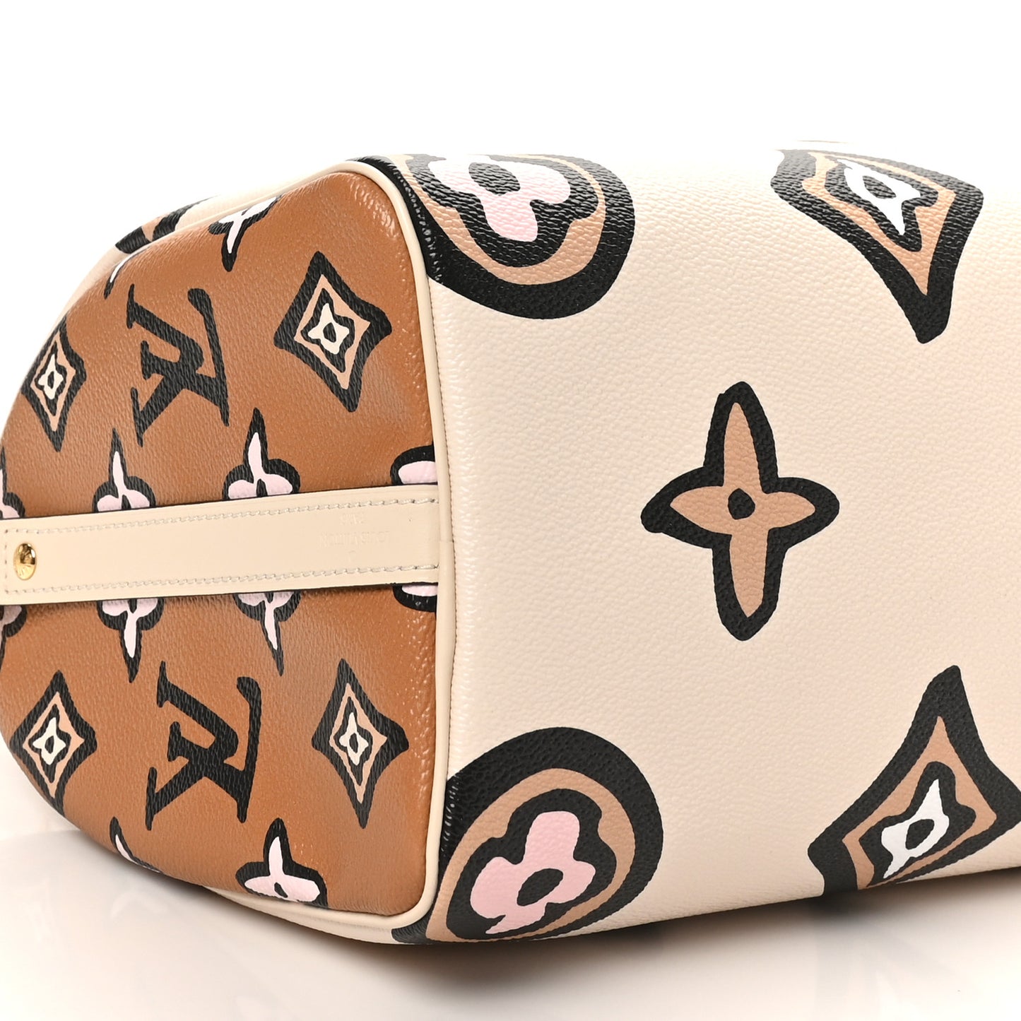 Monogram Giant Wild At Heart Speedy Bandouliere Creme