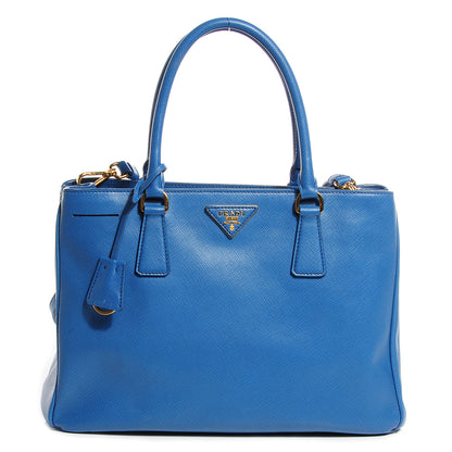 Prada Saffiano Lux Medium Tote Cobalto 1 of 12