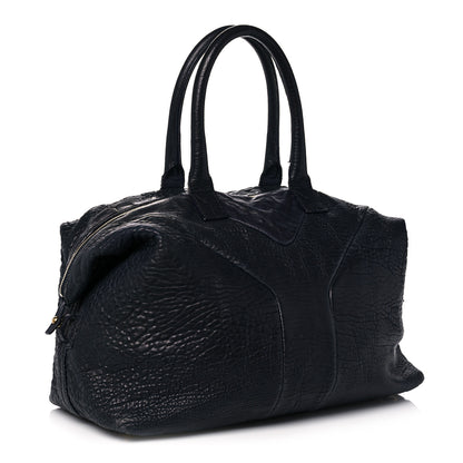 Saint Laurent Pebbled Lambskin Medium Easy Sac Black 3 of 17