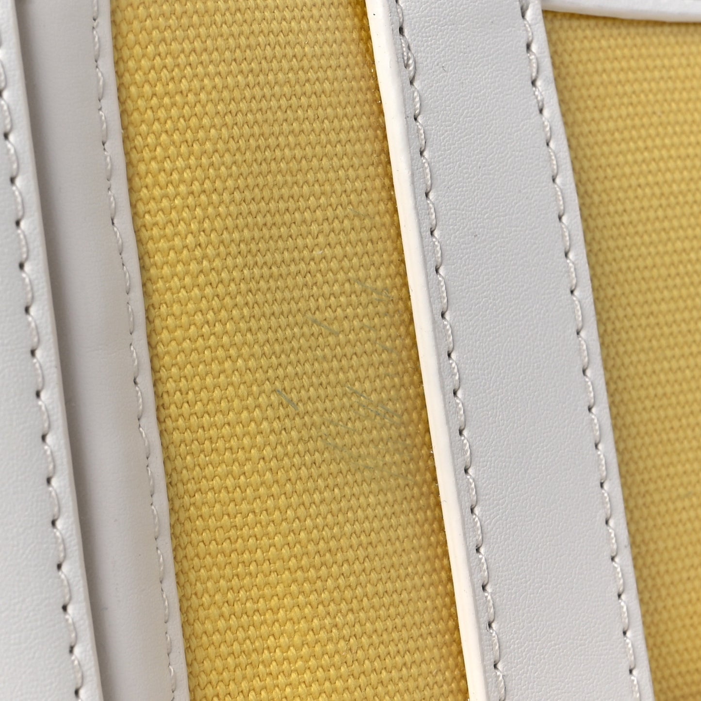 PVC The Small Tote Bag White Yellow