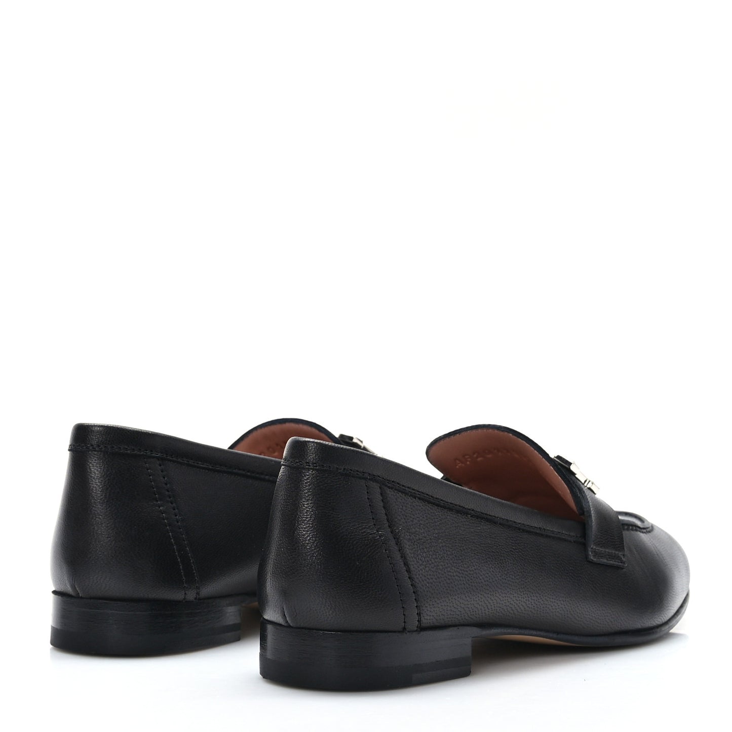 Goatskin Womens Paris Loafers 36 Black