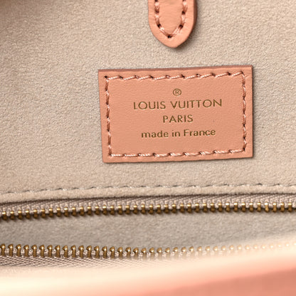 Louis Vuitton Empreinte Monogram Giant Onthego MM Rose Trianon Creme 7 of 9
