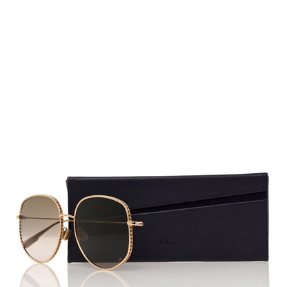 Christian Dior Metal Dior By Dior Sunglasses Gold 8 of 8