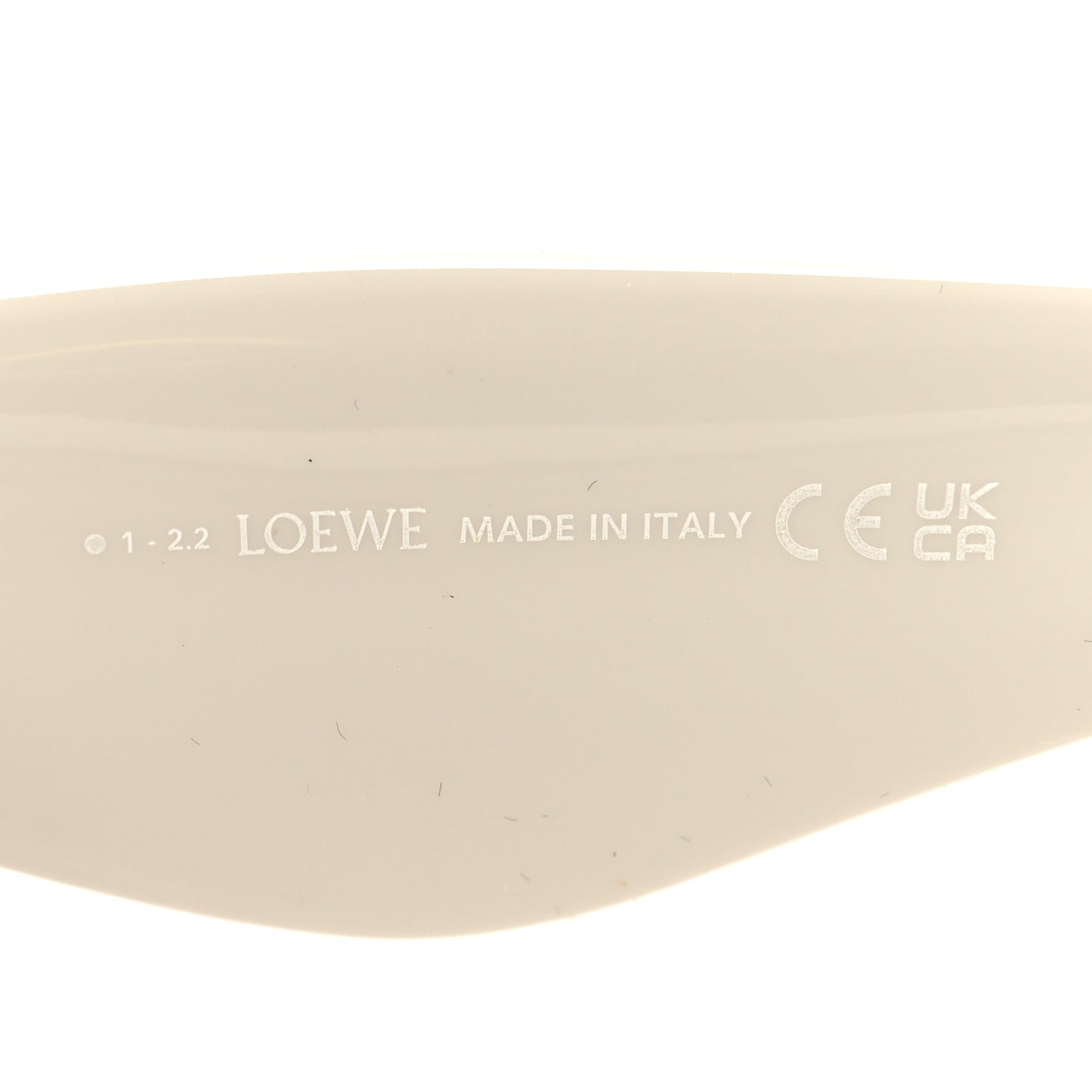 Acetate Inflated Cat-Eye Sunglasses LW40097I White