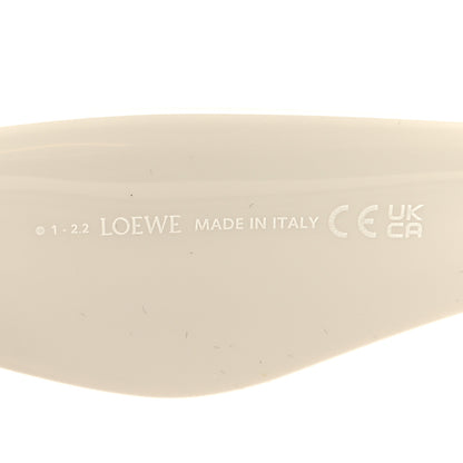 Loewe Acetate Inflated Cat-Eye Sunglasses LW40097I White 6 of 7