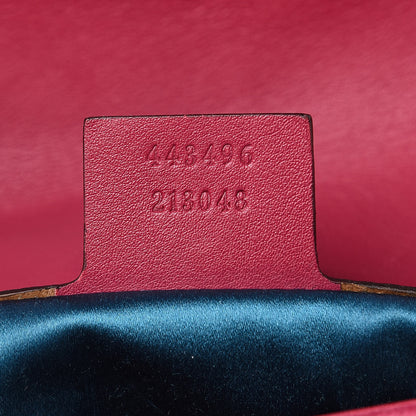 Gucci Velvet Matelasse Blind for Love Embroidered Medium GG Marmont Shoulder Bag Light Raspberry Rose Multicolor 7 of 20