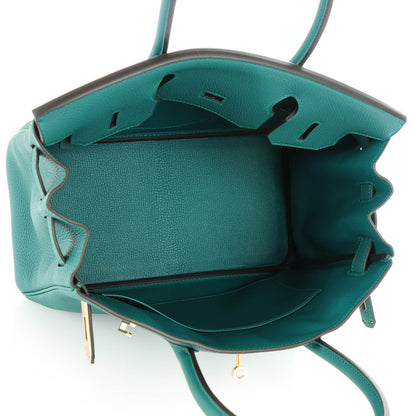 Hermes Togo Birkin 30 Malachite 7 of 22