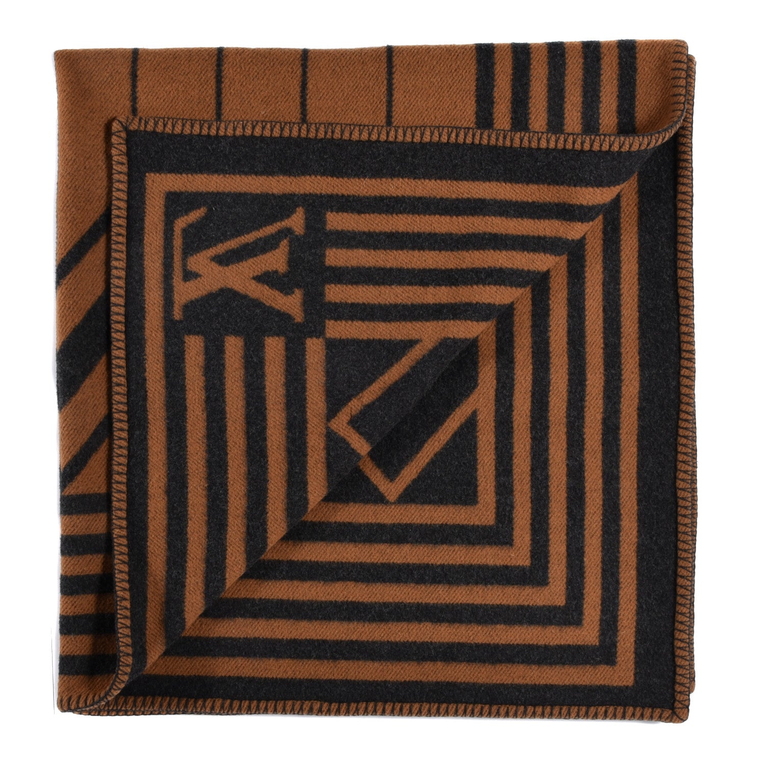 Louis Vuitton Wool Cashmere Karakoram Blanket 2 of 4