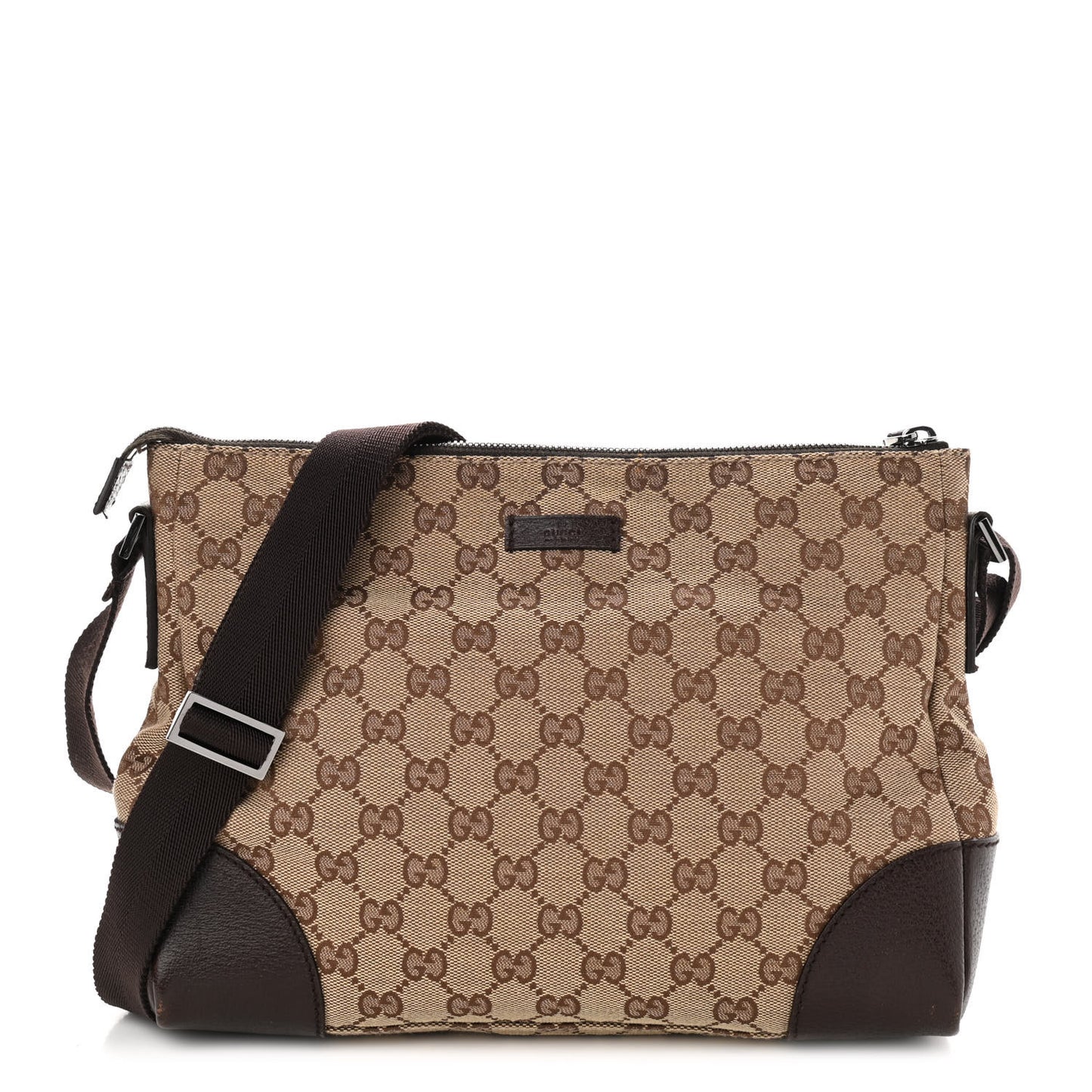 Monogram Joy Messenger Bag Dark Brown