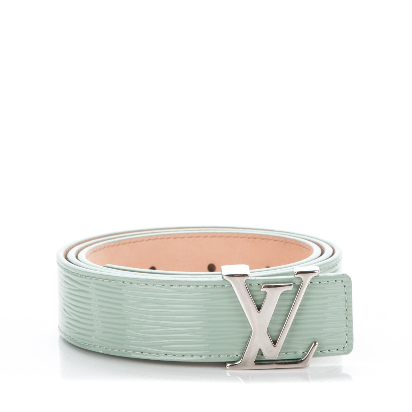 Epi Electric 40mm LV Initiales Belt 85 34 Amande