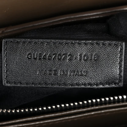 Saint Laurent Calfskin Y Quilted Monogram Toy Loulou Crossbody Bag Military Olive 8 of 18