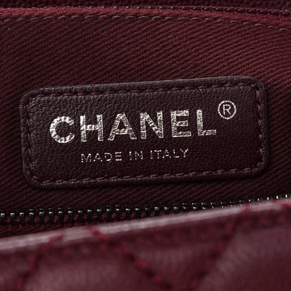 Chanel Caviar Quilted Medium Coco Handle Flap Burgundy 6 of 9