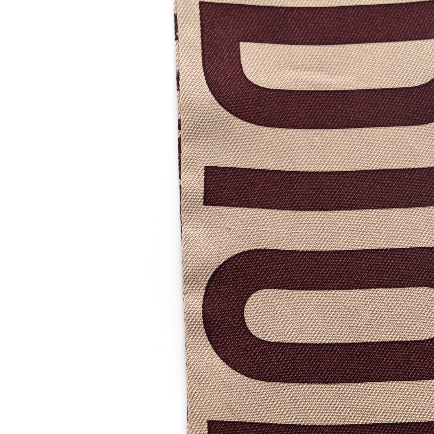 Christian Dior Silk Oblique Mitzah Scarf Bordeaux 6 of 8