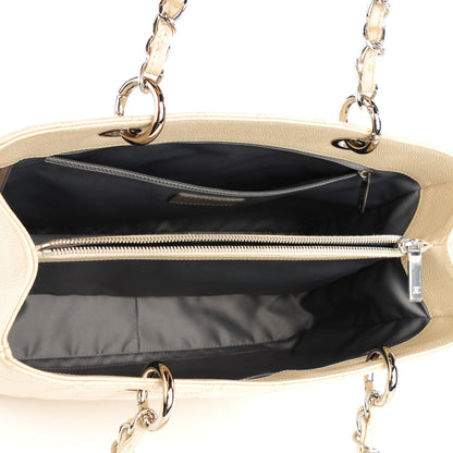 Chanel Caviar Quilted Grand Shopping Tote GST Beige Clair 5 of 7