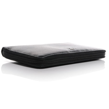 Chanel Caviar Sevruga Large Zip Around Wallet Black 4 of 9
