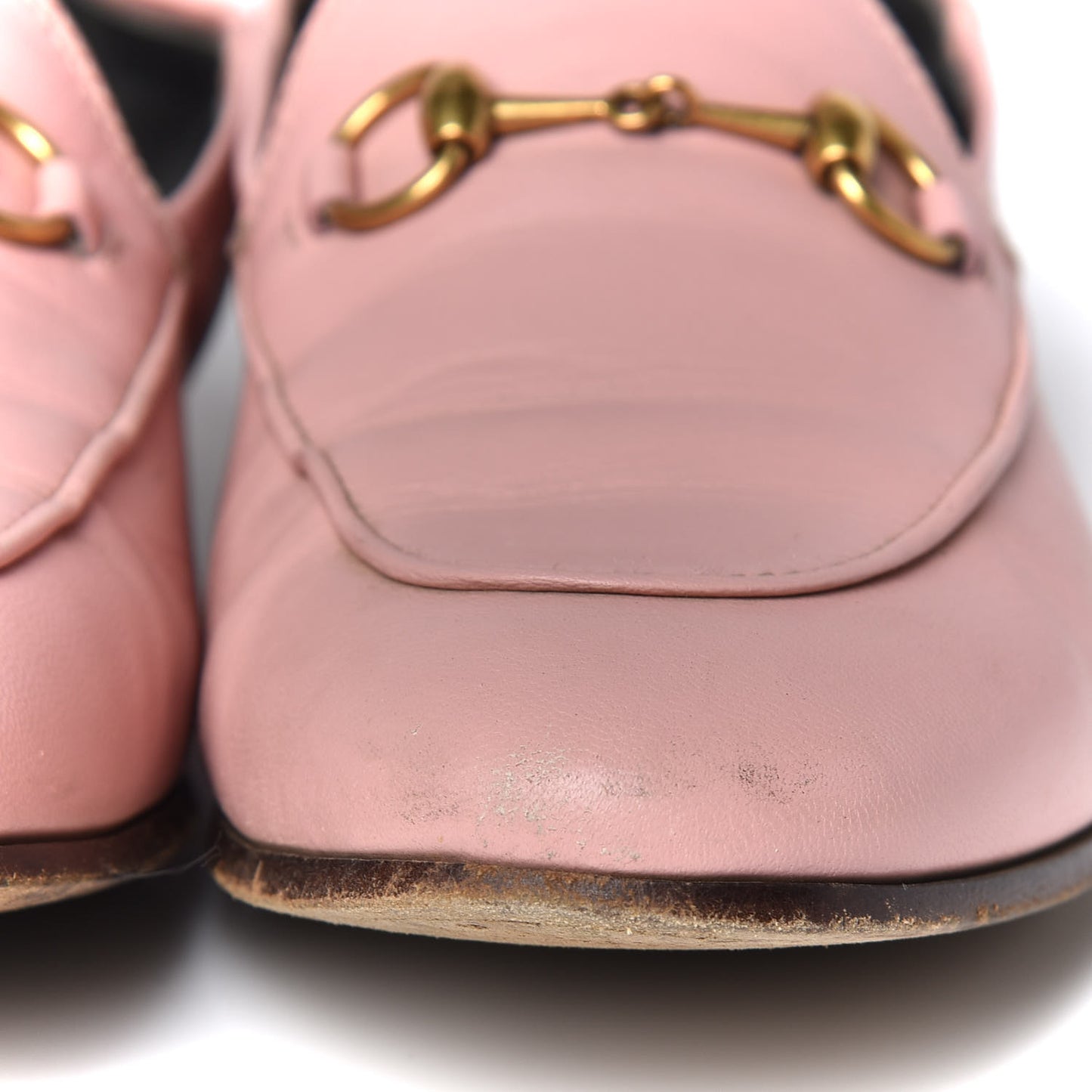 Lambskin Womens Brixton Horsebit Loafers 37.5 Perfect Pink