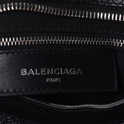 Balenciaga Chevre Silver Metallic Edge Hardware City Black 5 of 5