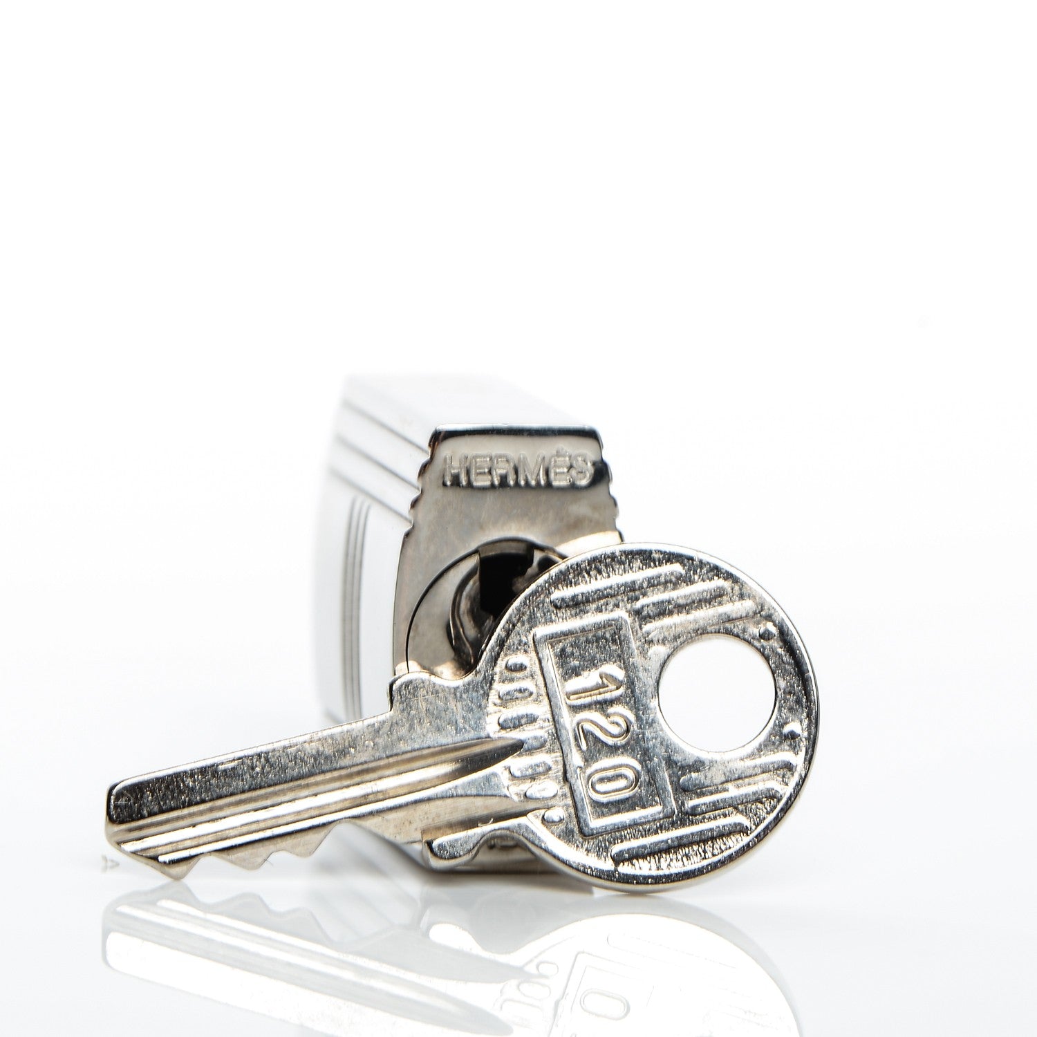 Hermes Palladium Cadena Lock and Key Set 4 of 4