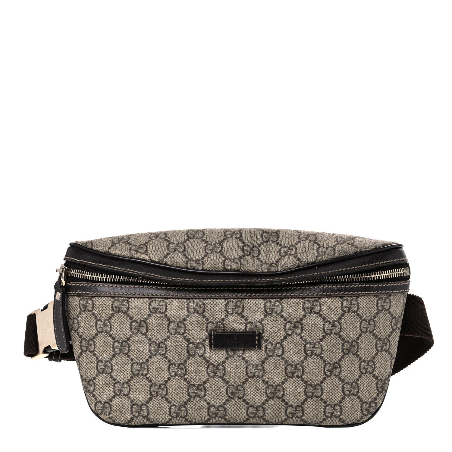 Gucci GG Supreme Monogram Belt Bag Dark Brown 1 of 26