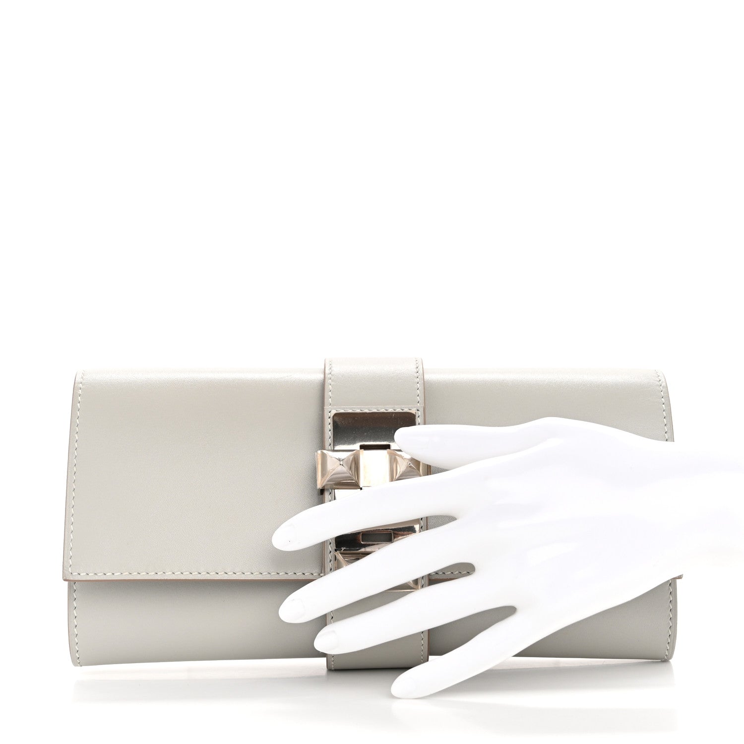Hermes Swift Medor 23 Clutch Gris Perle 2 of 16