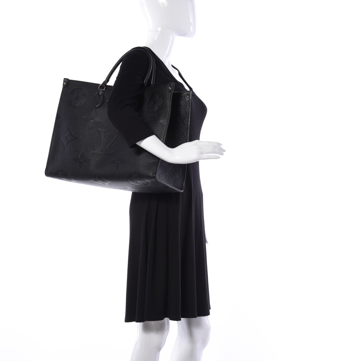 Louis Vuitton Empreinte Monogram Giant Onthego GM Black 3 of 10