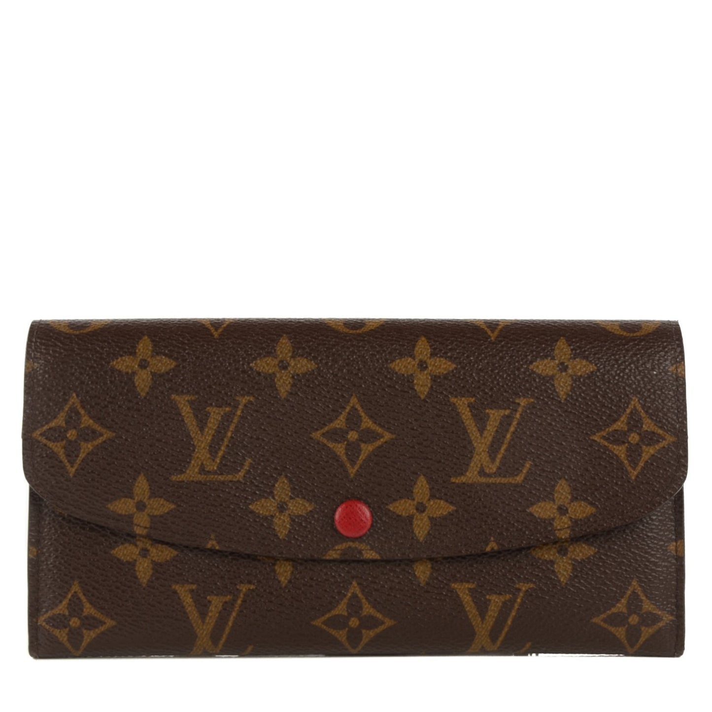 Damier Ebene Emilie Wallet Red