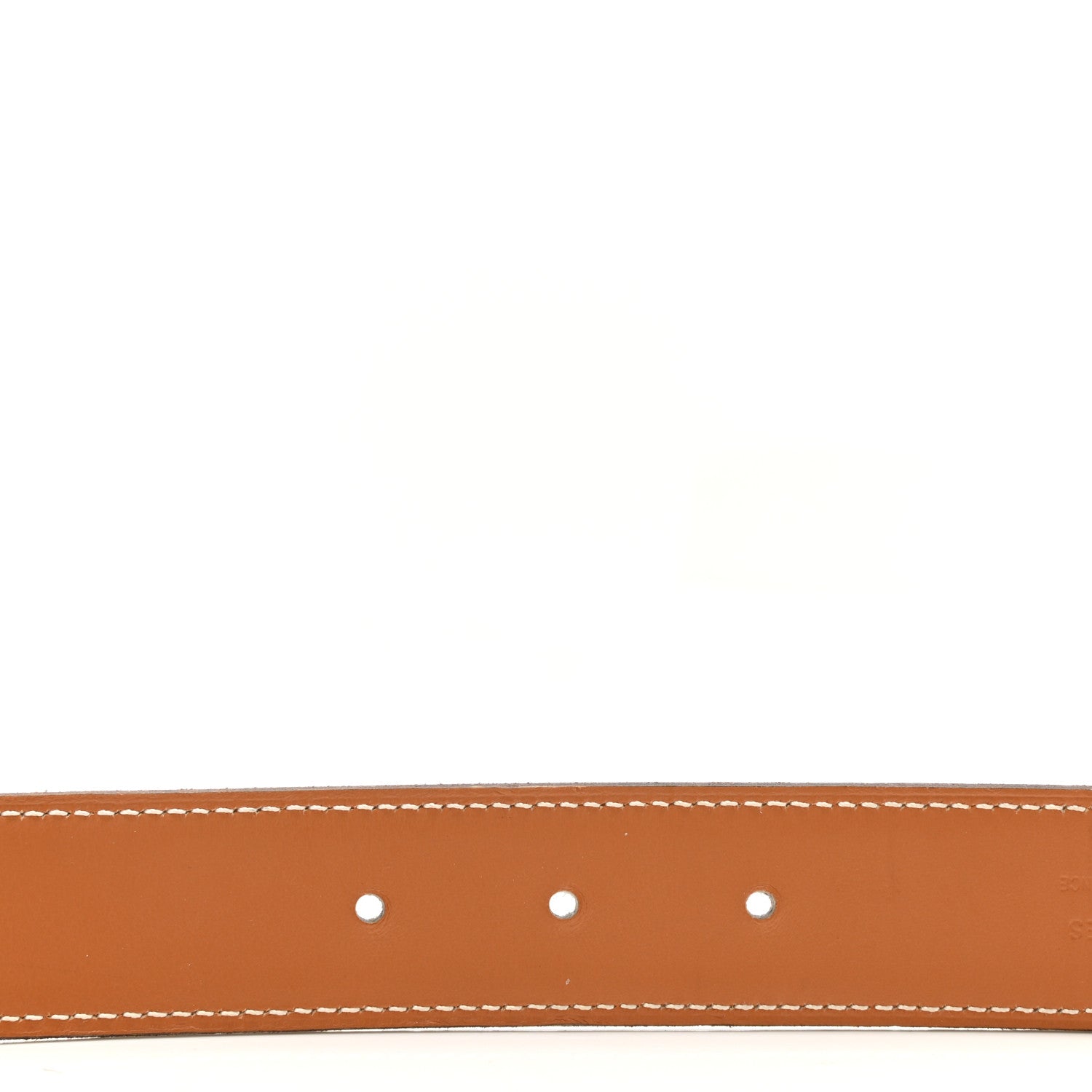 Hermes Epsom Box Strie H Belt 90 White Gold 3 of 7