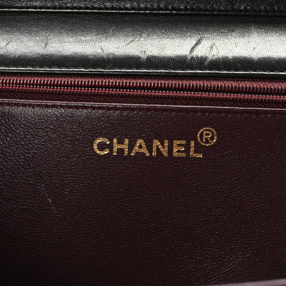 Chanel Lambskin Quilted Medium Single Flap Black 7 of 11