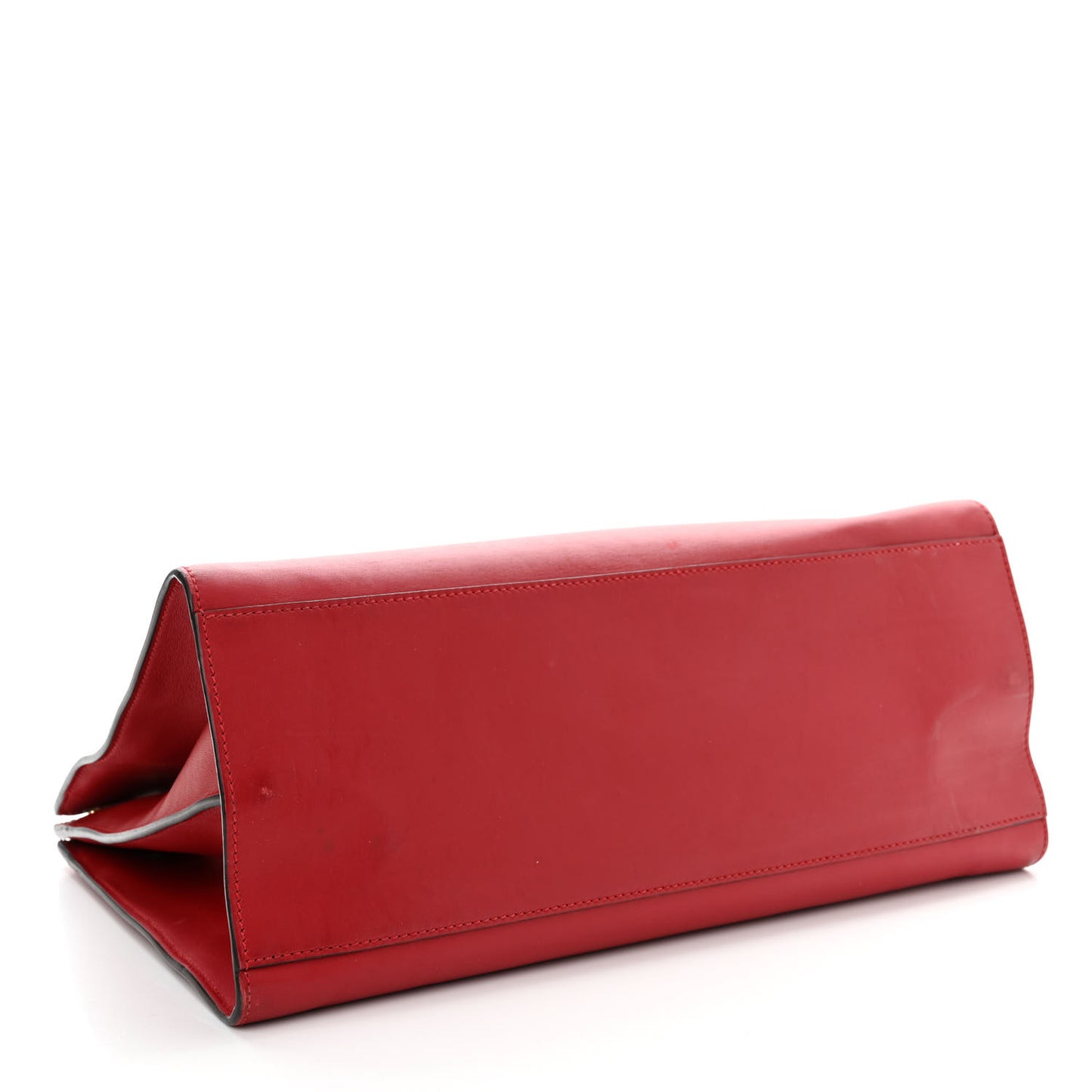 Nappa Bamboo Web Medium Nymphaea Top Handle Bag Hibiscus Red